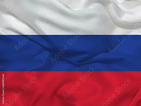 Obraz Russia 3d background flag