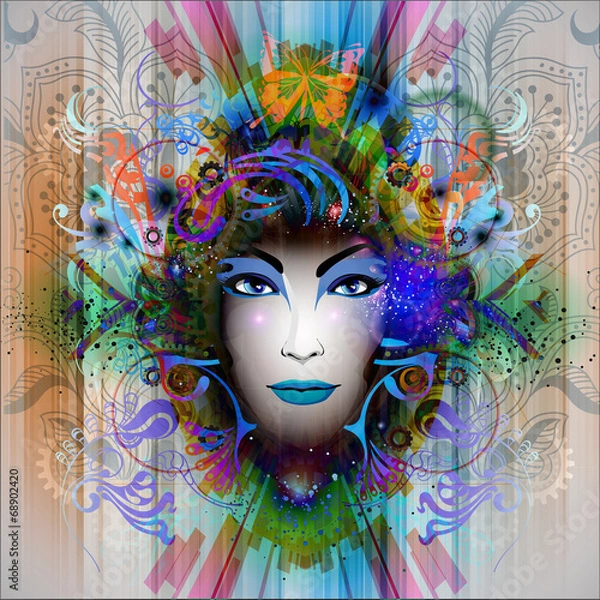 Fototapeta яркий абстрактный  фон