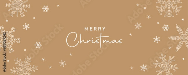 Fototapeta christmas greeting card with snowflakes vector illustration EPS10