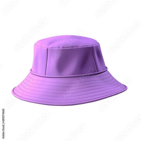 Obraz Purple hat isolated on transparent background Remove png, Clipping Path, pen tool