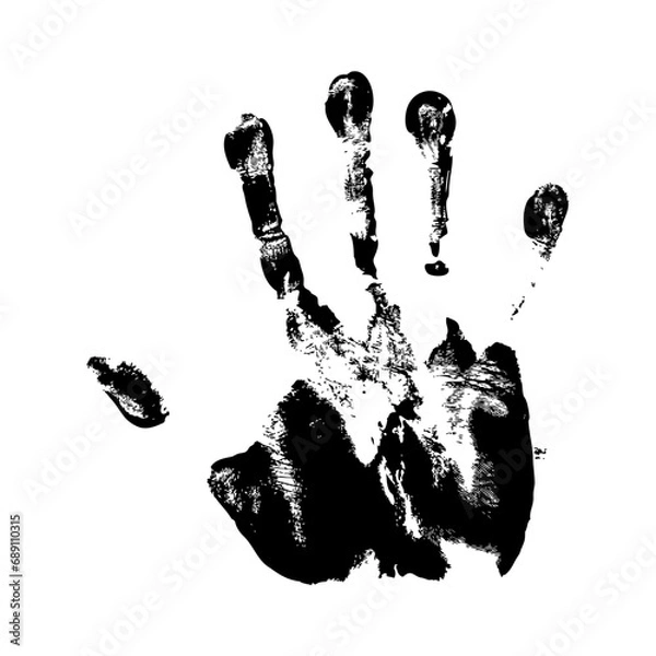 Fototapeta hand print