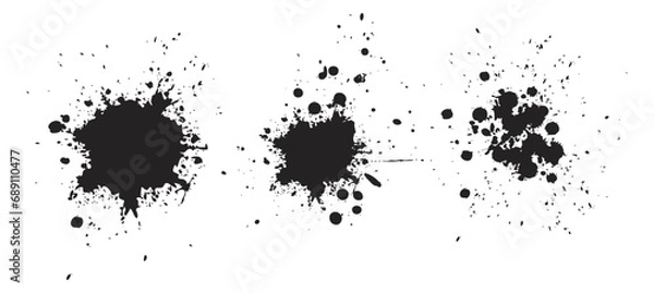 Fototapeta ink grunge splash paint