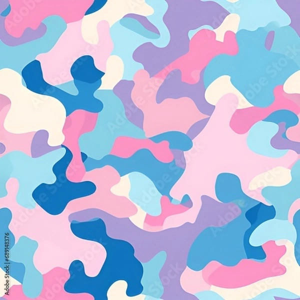 Obraz pastel camouflage pattern