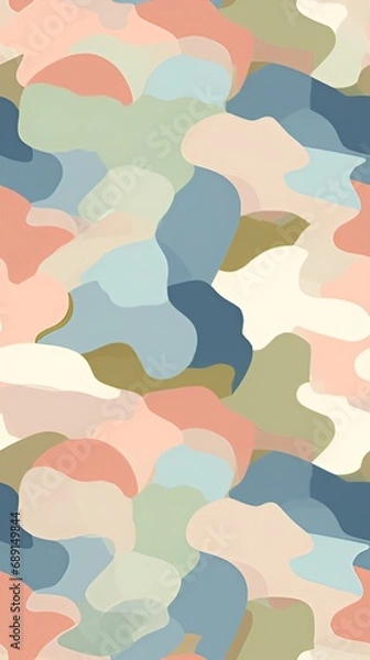 Obraz pastel camouflage pattern