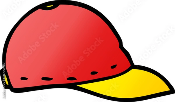 Fototapeta cartoon doodle baseball cap