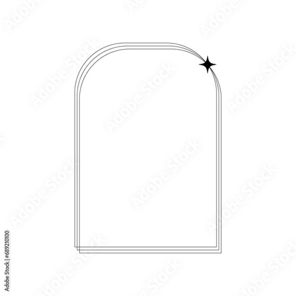 Fototapeta Monoline Element