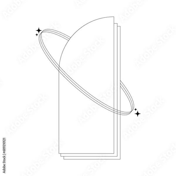 Fototapeta Monoline Element