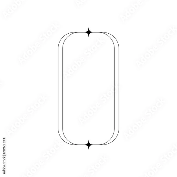 Fototapeta Monoline Element