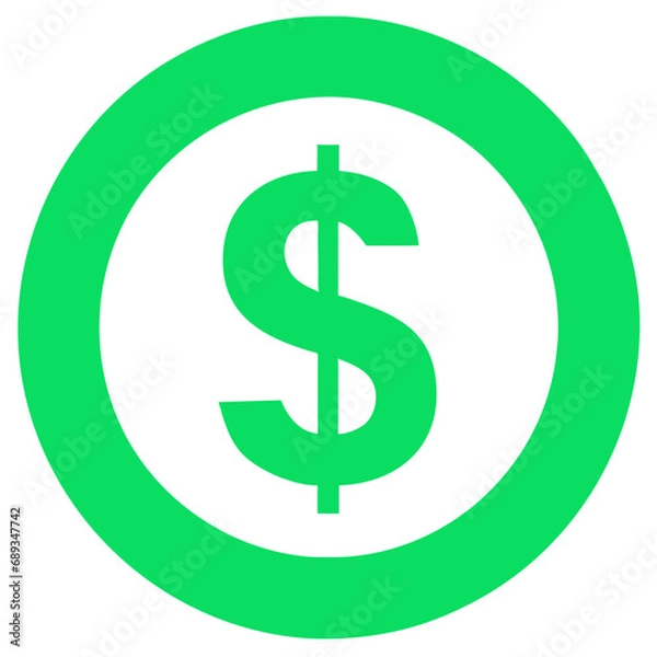 Obraz dollar sign icon	