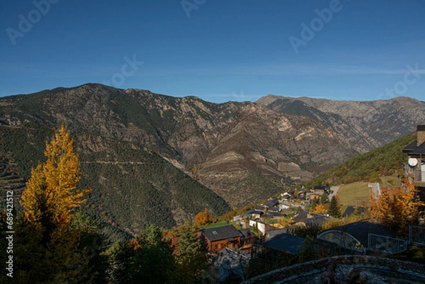 Obraz autumn landscape in the mountains