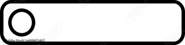 Fototapeta Line Textbox Element