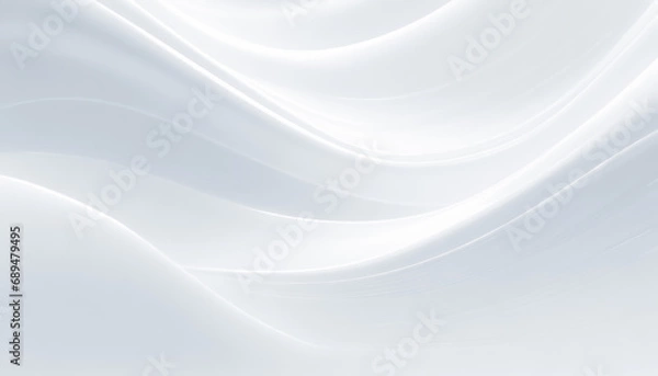 Obraz 白い曲線背景