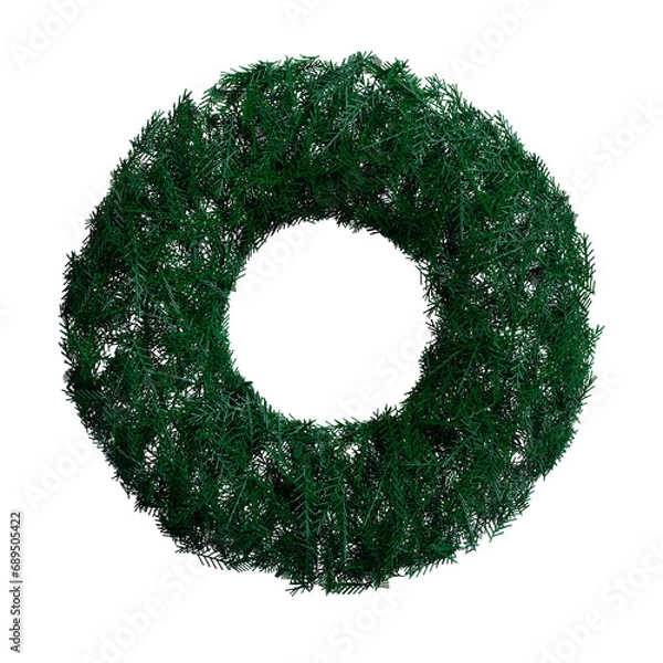 Obraz christmas wreath isolated , 3d render