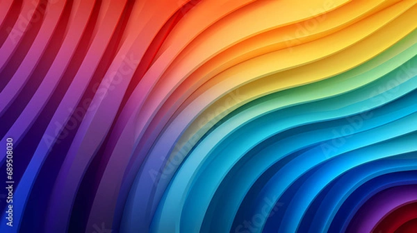 Fototapeta vibrant rainbow gradient curve design for modern backgrounds