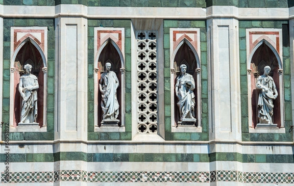 Obraz Florence 27 jul 2014 - view of cathedral SANTA MARIA DEL FIORE i