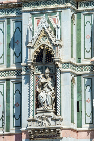 Obraz Florence 27 jul 2014 - view of cathedral SANTA MARIA DEL FIORE i