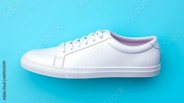 Obraz White sneaker shoe mockup