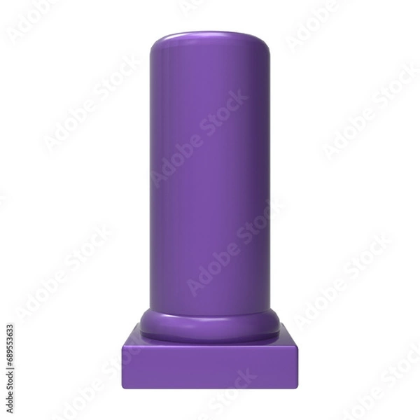 Obraz 3D rendering exhibition no background.