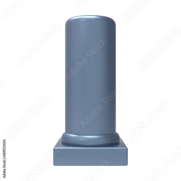 Obraz 3D rendering exhibition no background.