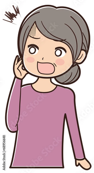 Fototapeta 驚くシニア