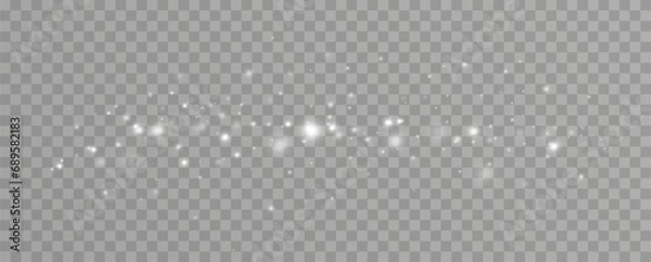 Fototapeta Glow light effect. Vector illustration. Christmas flash. dust. Glow light effect. Star burst with sparkles.