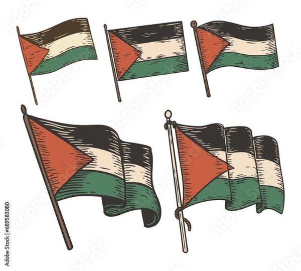 Obraz Palestine Flag