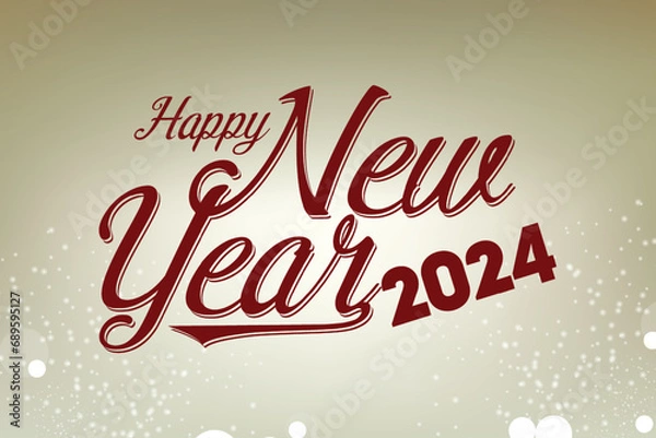 Fototapeta Happy New Year Greetings background for new year themed party invitations.
