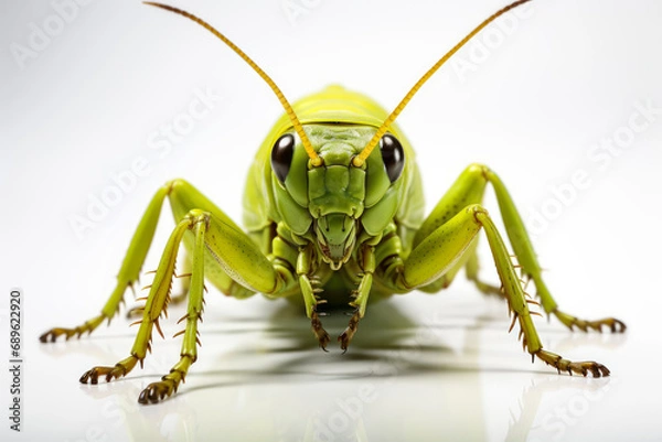 Fototapeta Lobster or grasshopper grasshoppers, of the Acrididae family. Generative AI.
