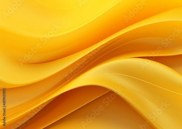 Fototapeta Abstract yellow wave fabric liquid background texture