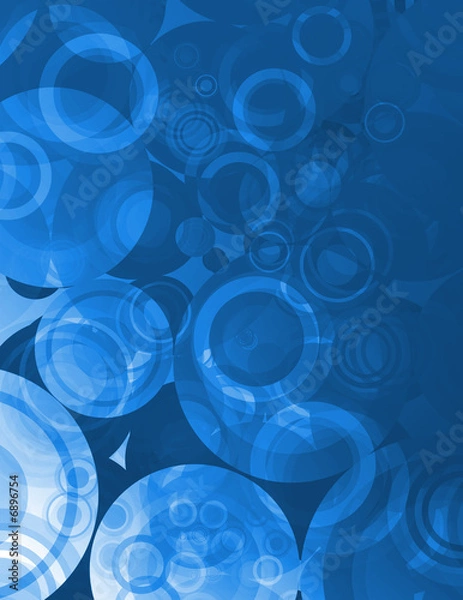 Fototapeta Background With Circles - Illustration