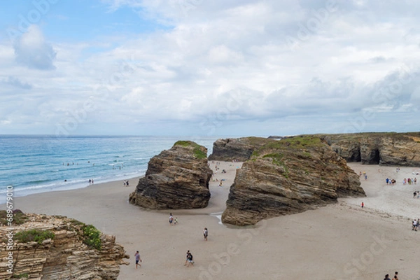 Obraz Sea landscape with clouds