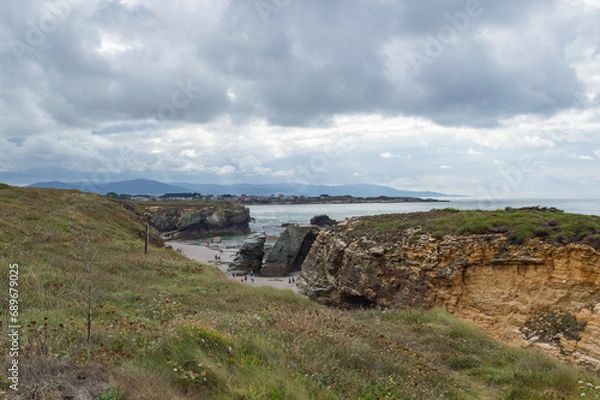 Obraz Sea landscape with clouds
