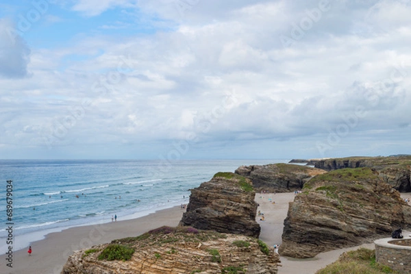 Obraz Sea landscape with clouds