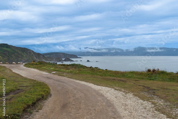 Obraz Sea landscape with clouds
