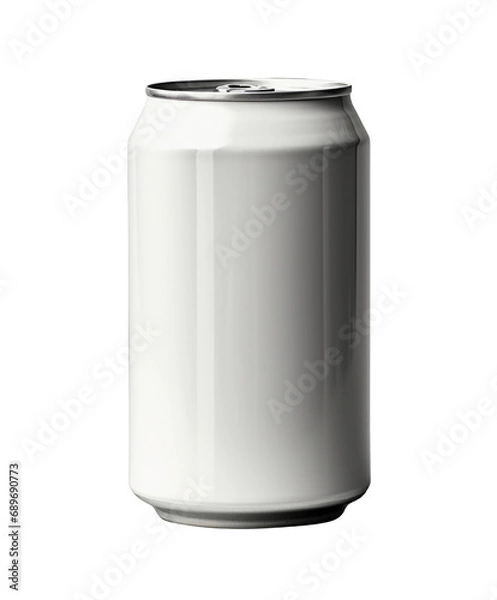 Obraz A Photorealistic Aluminum Can on White Background
