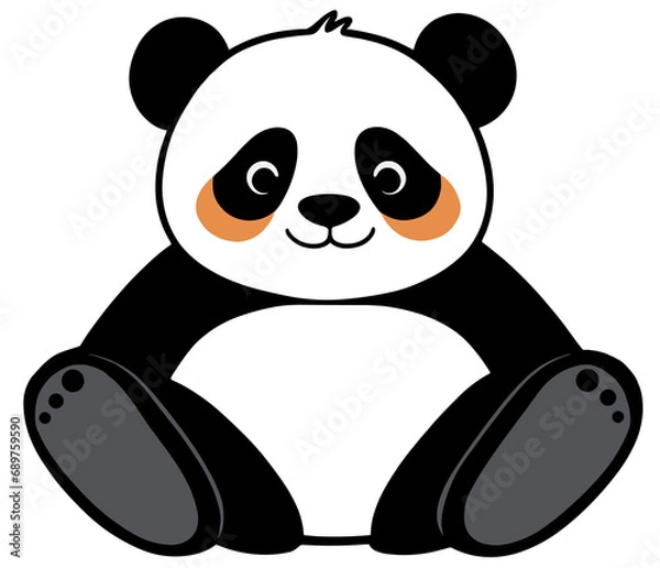 Obraz Chubby Panda relaxing