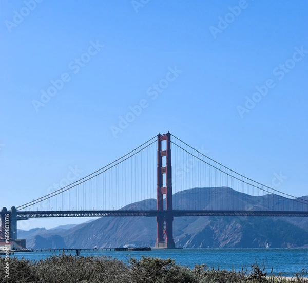 Obraz golden gate bridge - coast view
