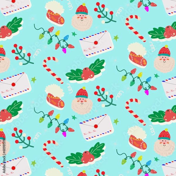 Obraz christmas pattern