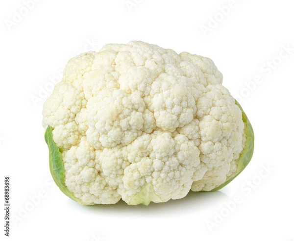 Fototapeta Cauliflower isolated on white background