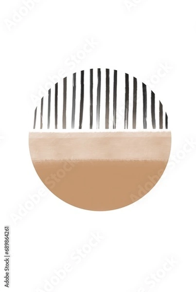 Obraz abstract shapes circle and lines Wall Poster Wall Decor