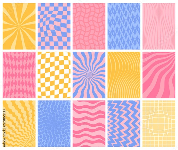 Obraz Retro patterns set