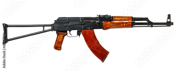 Obraz AK 47 izolowane na białym