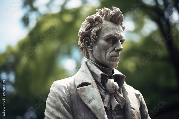 Obraz Søren Kierkegaard statue