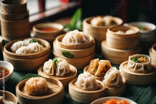 Fototapeta chinese dim sum