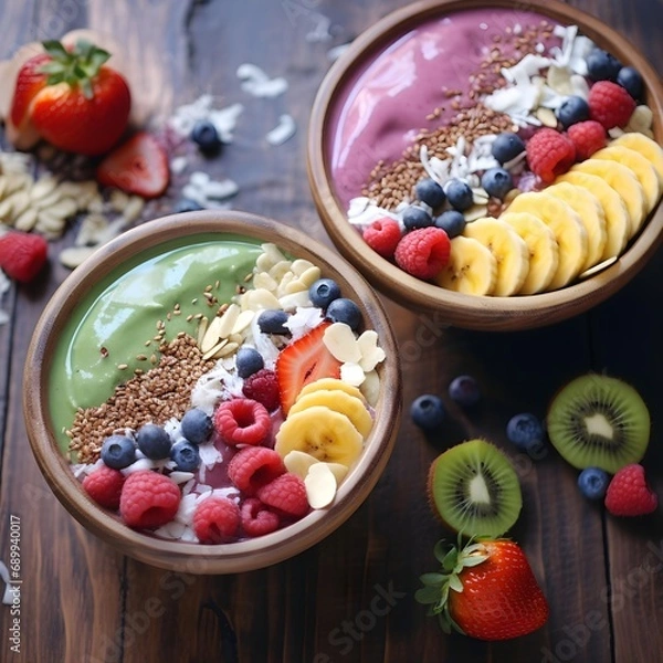 Obraz muesli with berries