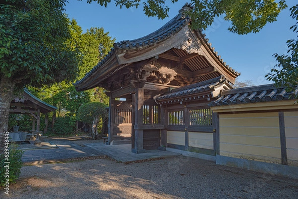 Fototapeta 熊本 蓮華院誕生寺 中門（延命門）