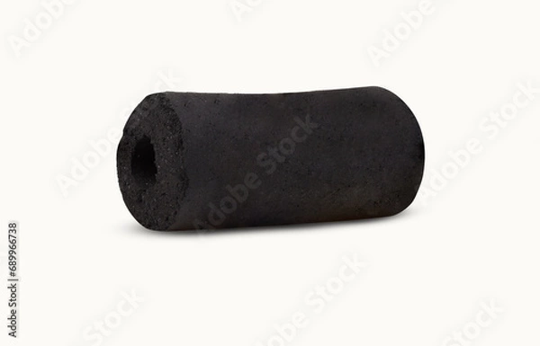 Obraz black charcoal on transparent