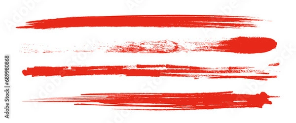 Fototapeta 毛筆の素材。ブラシタッチのテクスチャー