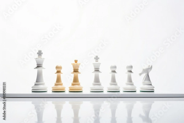 Fototapeta King concept chess queen game strategy
