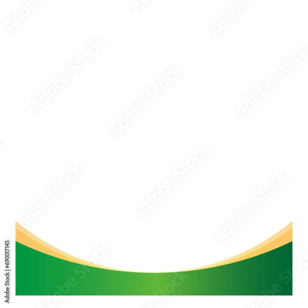 Fototapeta Abstract Wave Footer